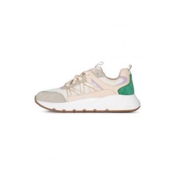 Pantofi sport cu insertii din plasa