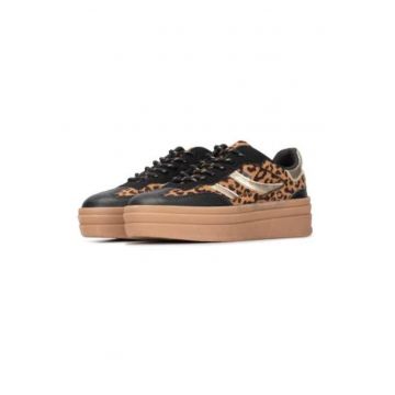 Pantofi sport cu model animal print si platforma BODIE -