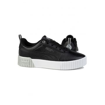 Pantofi sport dama  Carina METALLIC DREAM - negru - piele ecologica -