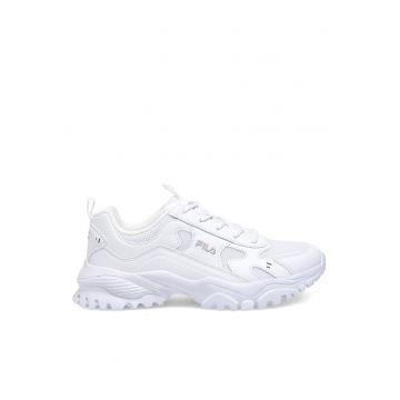 Pantofi sport dama -  sintetic - alb - design modern - confortabil -