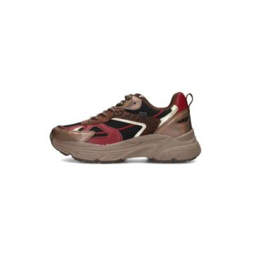 Pantofi sport din material textil si piele ecologica cu sireturi Ayoki