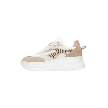 Pantofi sport din piele cu brant detasabil Jana