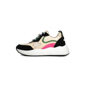 Pantofi sport din piele cu sireturi