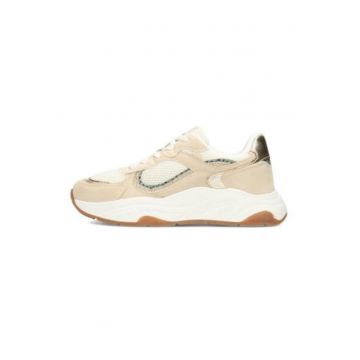Pantofi sport din piele ecologica si material textil Macy
