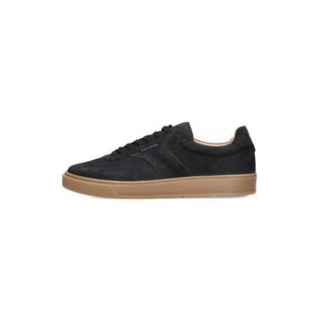Pantofi sport din piele si piele intoarsa cu talpa contrastanta Gregory