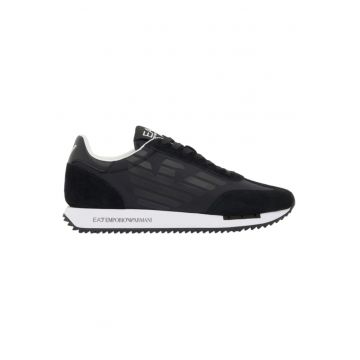 Pantofi sport  EA7 Black&White Vintage 62427 - Alb/Negru