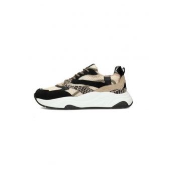 Pantofi sport Iva din piele intoarsa cu sireturi
