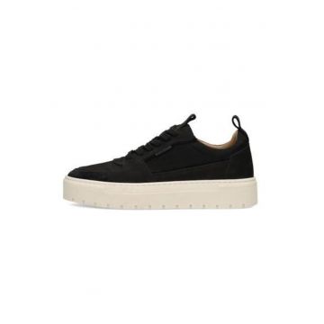 Pantofi sport Ivar din piele cu brant detasabil si sireturi
