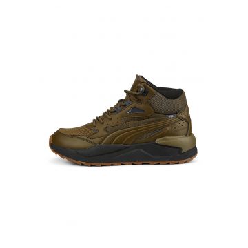 Pantofi sport mid-high de piele ecologica X-Ray Speed - Kaki