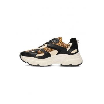 Pantofi sport Tokio cu animal print din piele