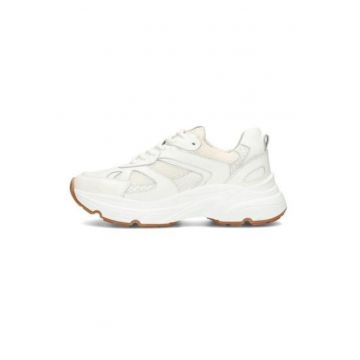 Pantofi sport wedge cu insertii de piele Tokio