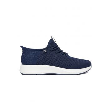 Tenisi barbati  bleumarin - textil - varf rotund