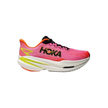Pantofi alergare dama  Mach X 3 - Alb/Roz