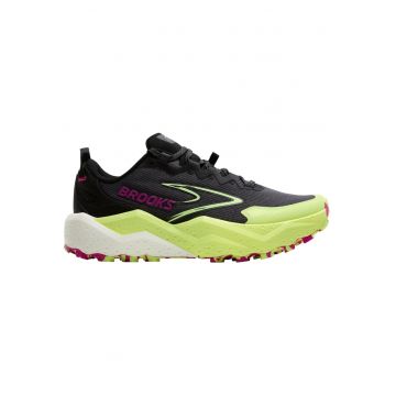 Pantofi alergare trail dama  Caldera 8 FW 2025 - Negru/Verde lime