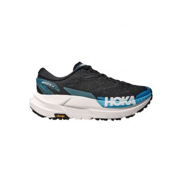 Pantofi alergare trail dama  Mafate X FW 2025 - Negru/Albastru deschis