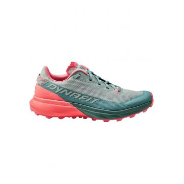 Pantofi alergare trail dama  Ultra - Turcoaz/Coral