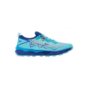 Pantofi alergare trail dama  Wave Daichi 9 - Turcoaz/Bleumarin