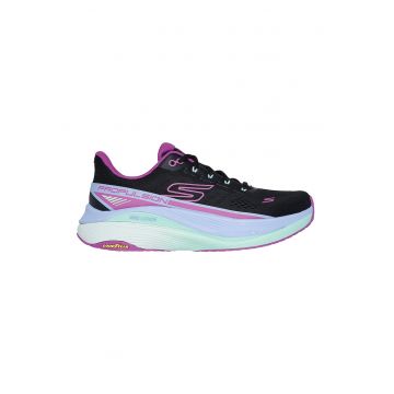 Pantofi din materialt textil cu amortizare - pentru alergare Max - Negru/Fucsia