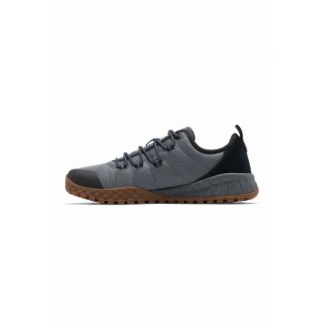 Pantofi sport cu detalii din piele intoarsa Fairbanks - Gri carbune