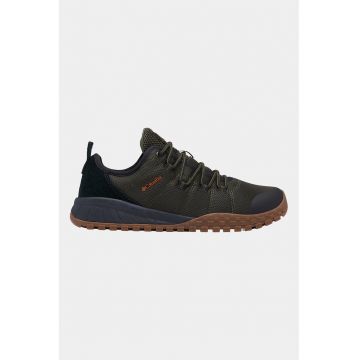 Pantofi sport cu detalii din piele intoarsa Fairbanks - Verde inchis