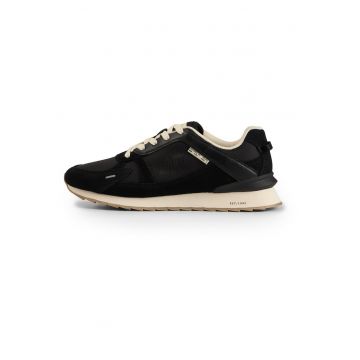 Pantofi sport dama  4CITY - alergare - piele intoarsa - negru -