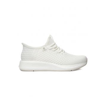 Pantofi sport dama  alb - plasa - confort modern
