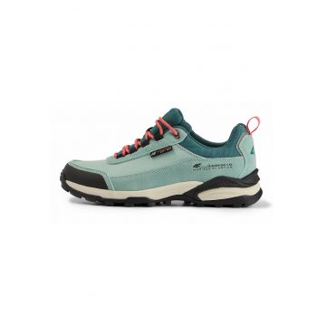 Pantofi sport dama  HILLBORN - trekking - piele naturala - verde - tesatura rip-stop