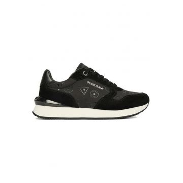 Pantofi sport dama -  negru - material textil - design stilat