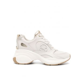 Pantofi sport dama -  Piele naturala - Auriu - Auriu