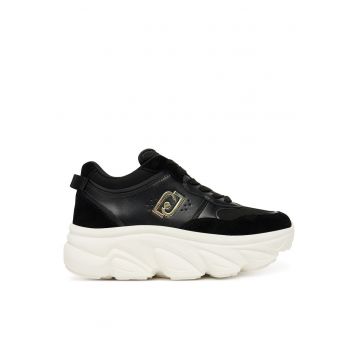 Pantofi sport dama  Steffy 01 - piele naturala - negru