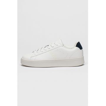 Pantofi sport de piele Onyx - Alb/Bleumarin