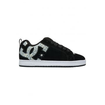 Pantofi sport din piele intoarsa cu logo Court Graffik
