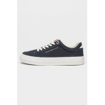 Pantofi sport flatform Foxing din material textil