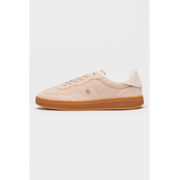 Pantofi sport Heritage din piele intoarsa cu monograma