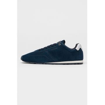 Pantofi sport low-cut de piele intoarsa Lorun Icon - Bleumarin