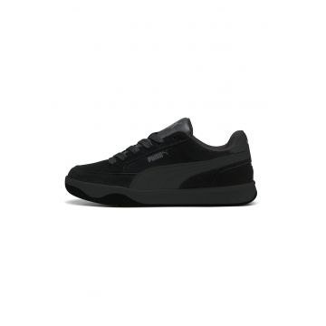 Pantofi sport Park LT din piele ecologica - Verde/Negru