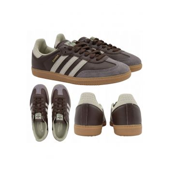 Pantofi Sport -  Samba Og Id1481 - Marimea 38 - Partea Superioara Din Combinatie De Piele Naturala Si Suede - Varf Intarit Pentru Durabilitate - Captuseala Textila Moale - Talpa Din Cauciuc Pentru Aderenta Buna - Multicolor