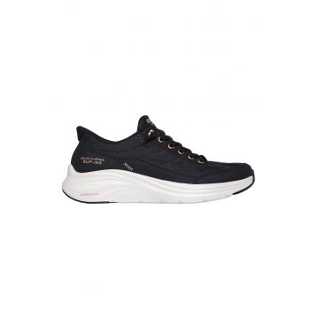 Pantofi sport slip-ins cu branturi cu spuma cu memorie Contour Foam Golden Hour - Negru/Bej