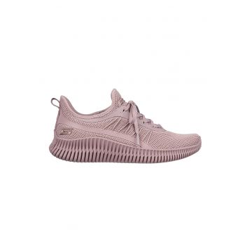 Pantofi sport slip-on din plasa Bobs Geo - Roz prafuit