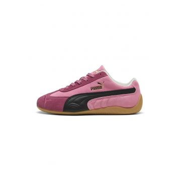 Pantofi sport Speedcat de piele intoarsa - Negru/Roz deschis