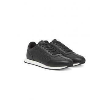 Tenisi barbatesti -  305198167 - piele naturala - negru