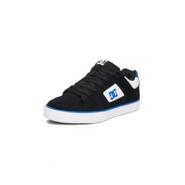 Tenisi barbati  EO-PURE - piele naturala - negru - sireturi