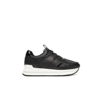 Tenisi dama  43T5RN - piele naturala - negru