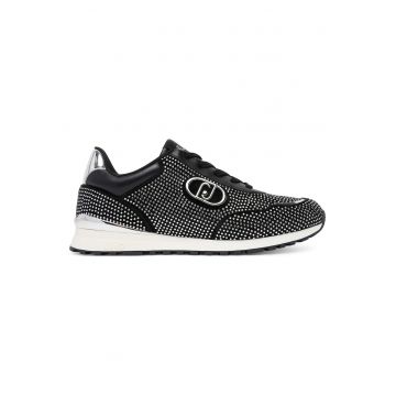 Tenisi dama  BF5013 TX365 - negru/argintiu - piele ecologica