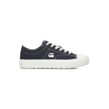 Tenisi dama G-Star Raw - textil - Alb/Bleumarin