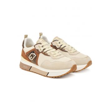 Tenisi dama  S3812 - piele naturala - bej -