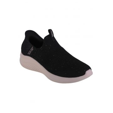 Tenisi dama  Slip-ins: Ultra Flex 3.0 - Shiny Night - bej - Negru