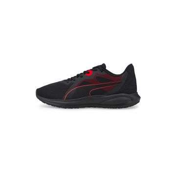 Pantofi low-top pentru alergare Twitch Runner - Negru/Rosu vermillion