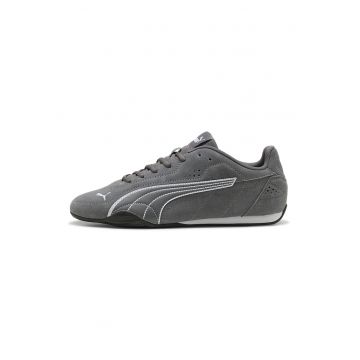 Pantofi sport Catch de piele si piele intoarsa - Alb/Gri