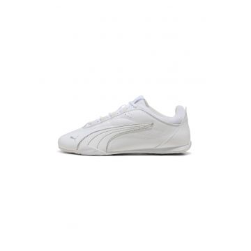 Pantofi sport Catch Soleil de piele ecologica si material textil - Alb optic